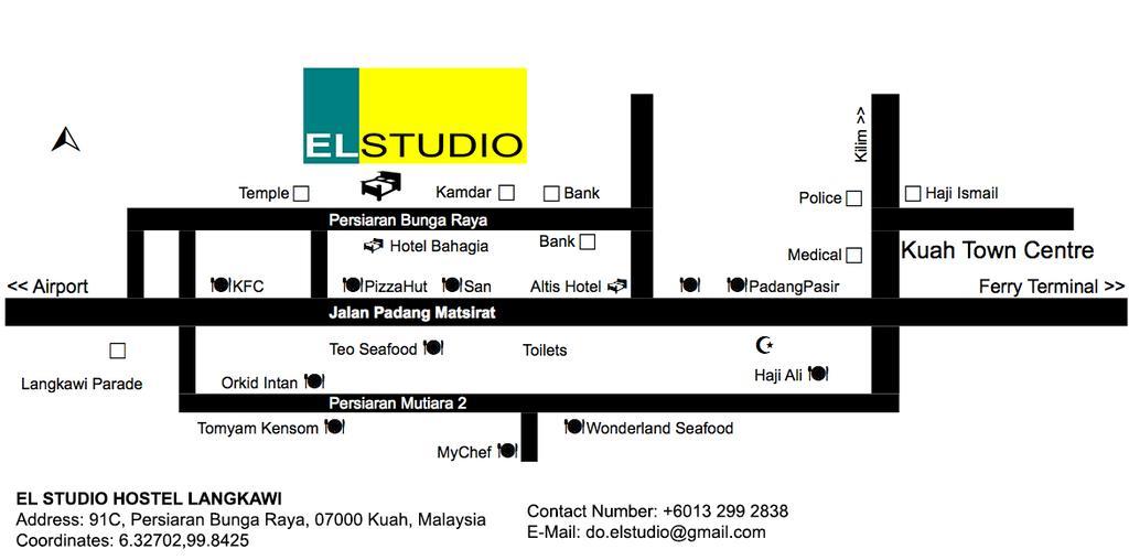 El Studio Hostel Langkawi Куах Экстерьер фото